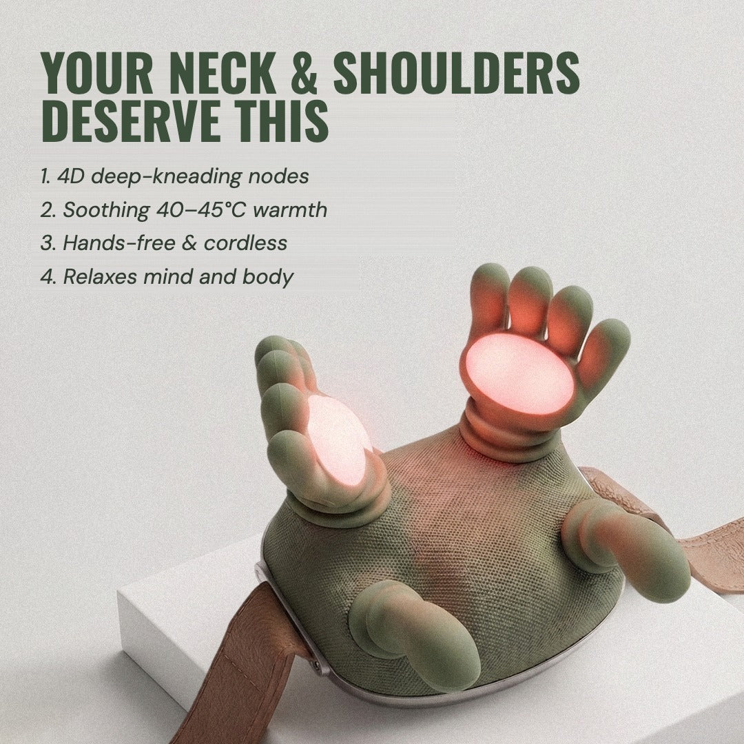 EAZE kneading nodes with soothing warmth