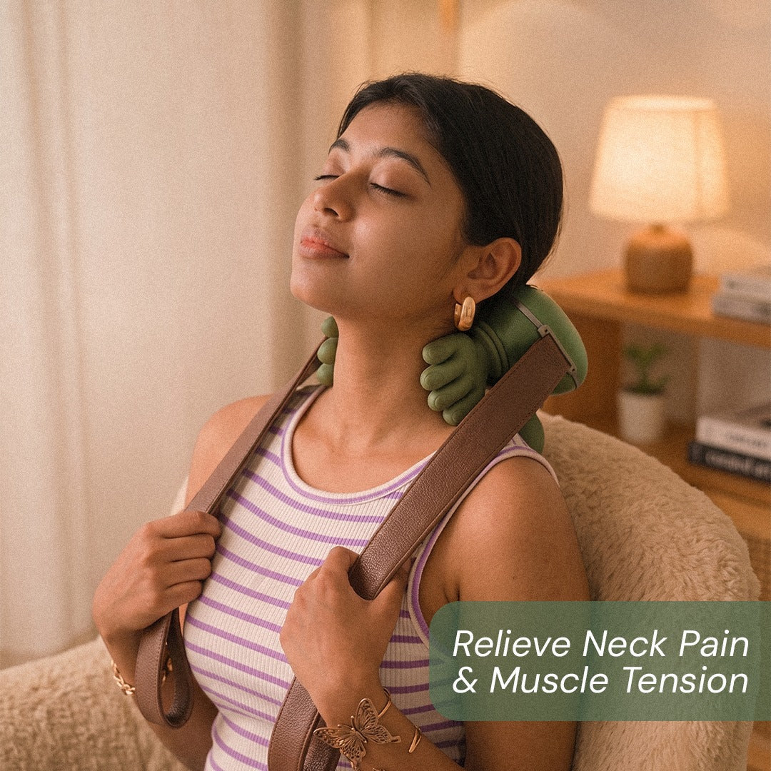 ZEVIX EAZE – Neck & Shoulder Massager | Heat + Kneading Relief