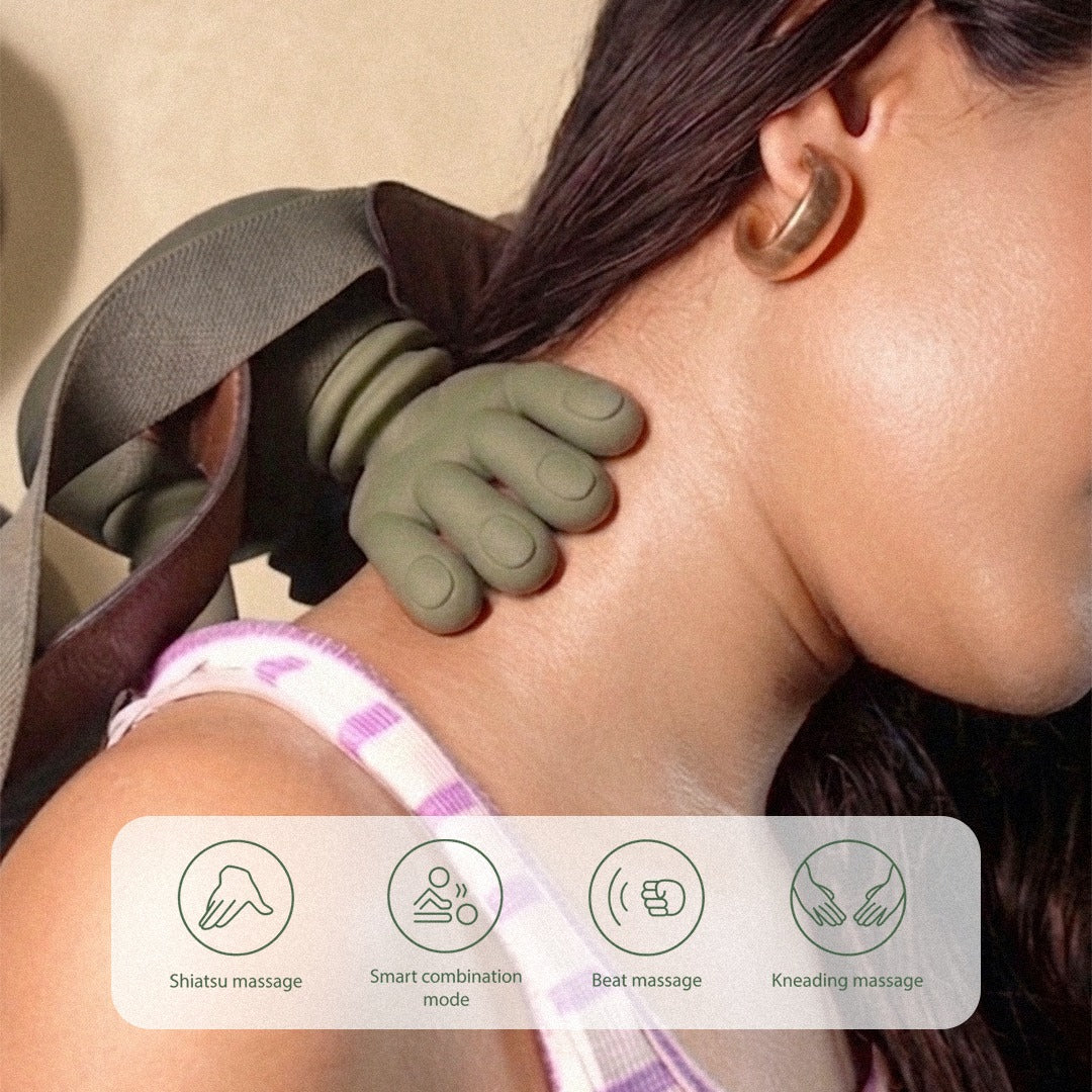 ZEVIX EAZE – Neck & Shoulder Massager | Heat + Kneading Relief