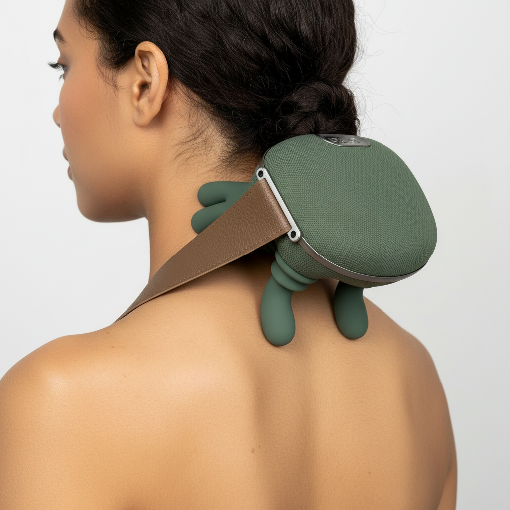 Massager image with female model